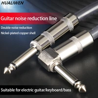 nosya high quality electric guitar cable 3 m 6 m bass conductor guitar effect speaker cable elbow straight head