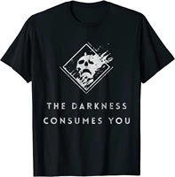the darkness consumes you gamer guardian t shirt cotton tops shirts casual on sale printed top t shirts