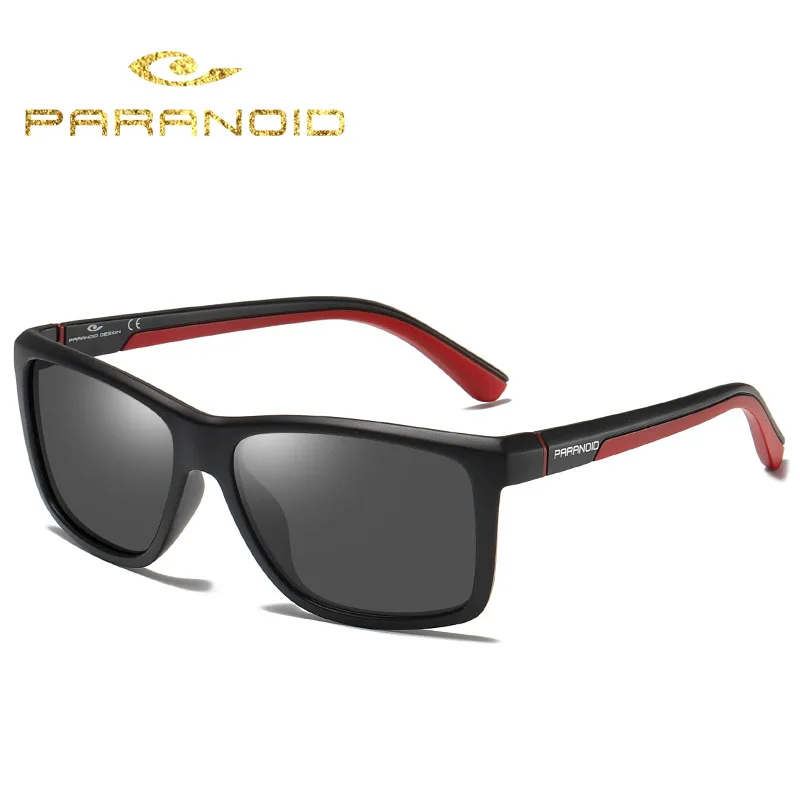 

PARANOID Square Polarized Sunglasses for Men Women Sports Driving Glasses UV400