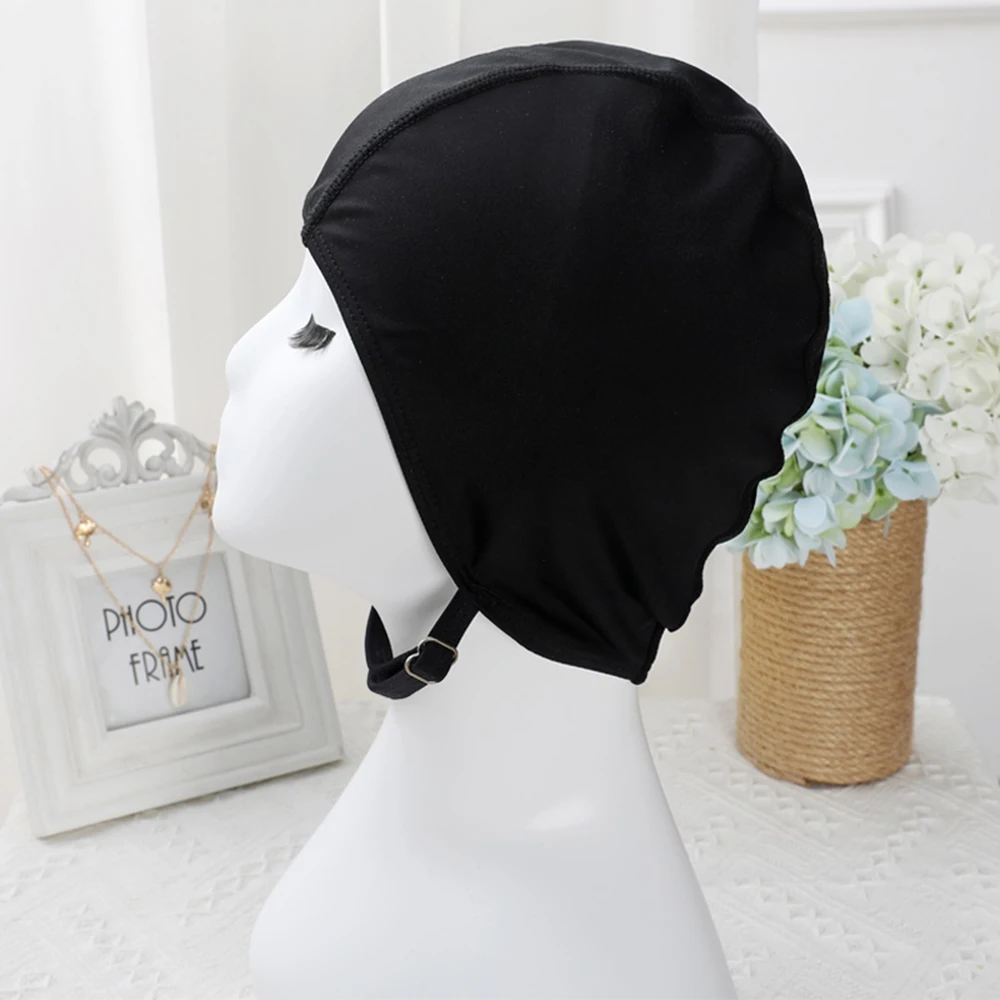 

2021 Summer Women Sexy Sandy Beach Bathing Cap New Adjustable Print Swim Flower Elasticity SwimmingCap