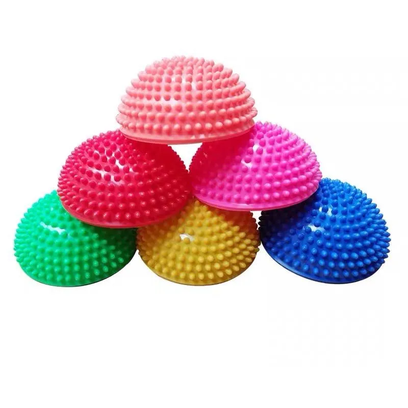 

Inflatable Yoga Half Ball Spiky Massage Fitness Ball Children Exercise Balance Skill Training PVC Hedgehog Hemisphere Healthcare