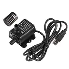 Decdeal ультра-тихий USB мини Бесщеточный DC водяной насос DC5V 4,8 W 300Lч Водонепроницаемый погружной фонтан аквариумный циркулирующий