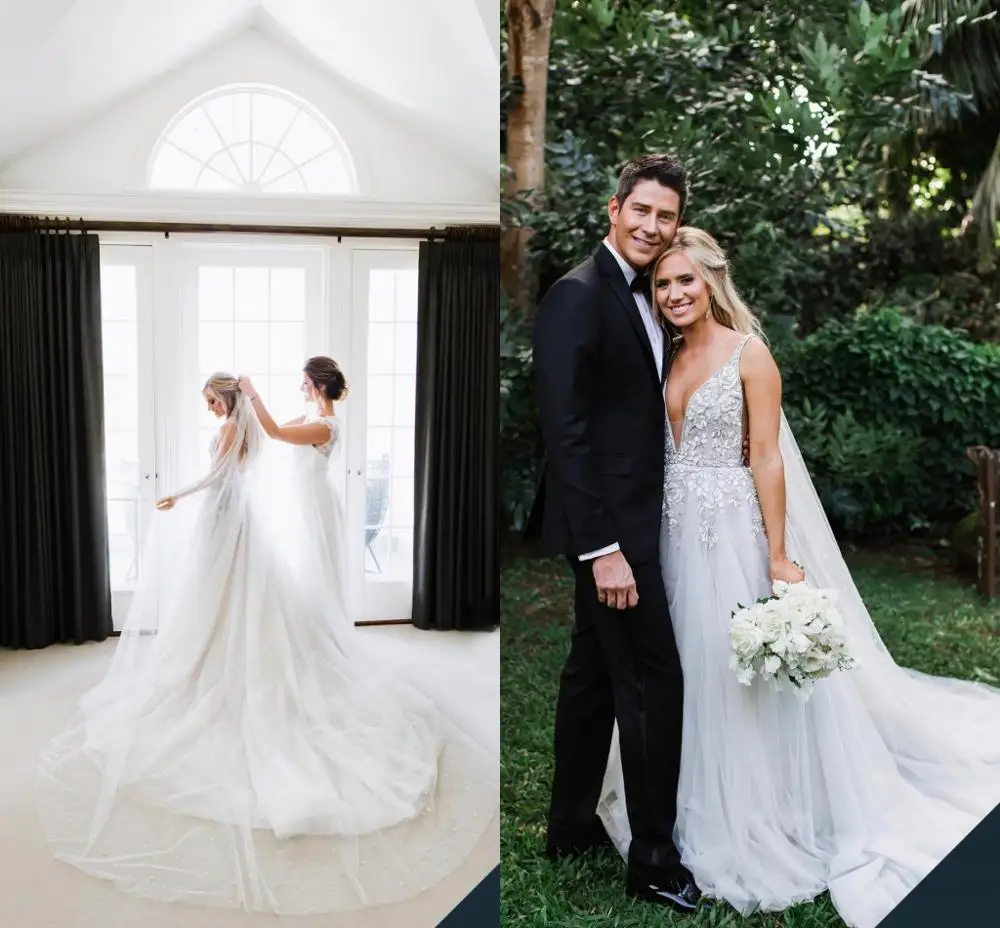 

Country Wedding Dresses Deep V Neck Backless Sweep Train Beads Garden Beach Bridal Gowns vestidos de novia Plus Size