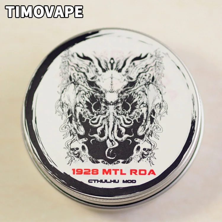 Аутентичный Cthulhu 1928 MTL RDA 22 мм с BF Pin перестраиваемый капельный распылитель для