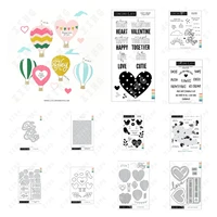 2022 valentines heart box big hugs love birds love you more stitched card front cutting dies and stamps diy paper embossing mold