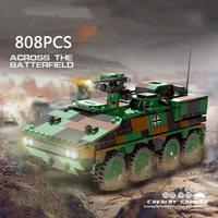 modern military 130 scale boxer armored vehicle batisbricks building block ww2 army figures bricks toys collection for gifts
