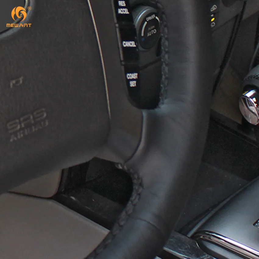 MEWANT для 2003 2004 2005 2006 2007 2008 2009 Kia Sorento черный чехол рулевого колеса автомобиля из