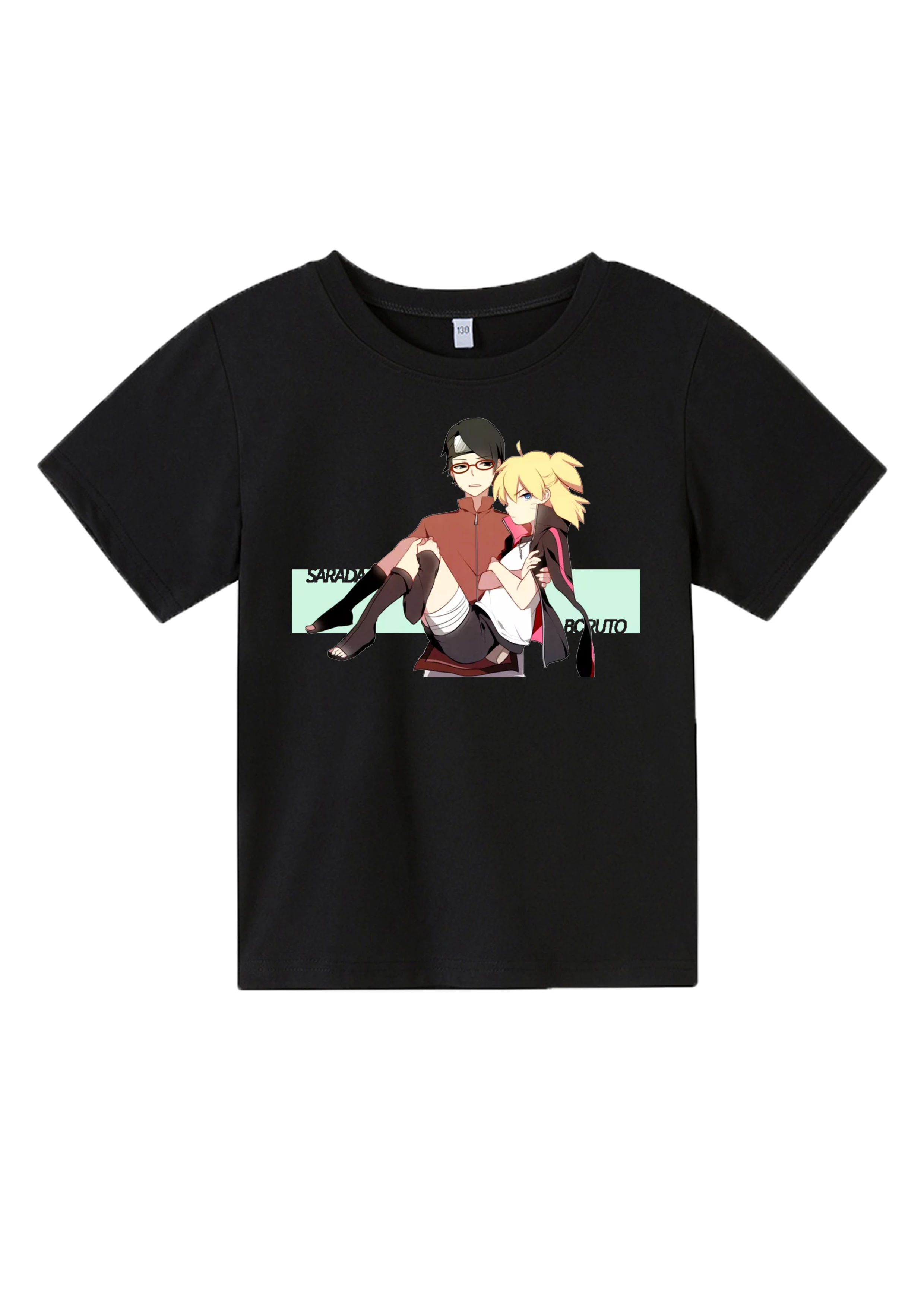 

boruto uchiha short sleeve and cotton fashion Anime t-shirts, 2021 Summer Children's clothing, Tops for girls and boys