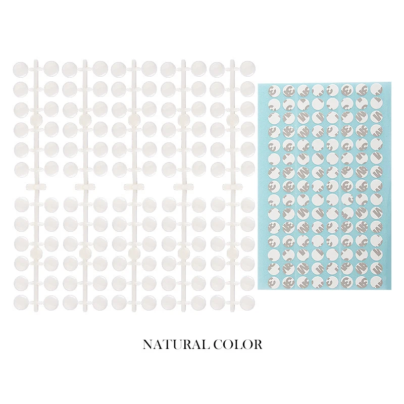 

120 Nail Color Display Cards Tips Round Nail Color Table With Sticker Showing Shelf Flat Back UV/Gel/Polish For Display Nail Art