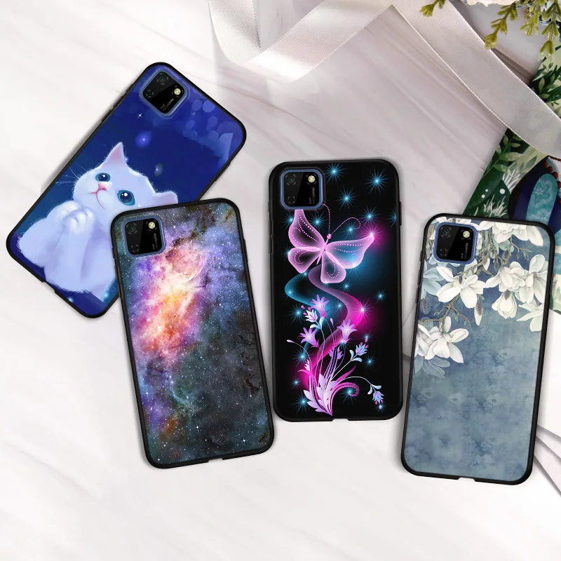 Чехол для Honor 9X Premium 8X 8A 8C 8S 7A PRO 7C 9 Черный силиконовый чехол телефона Huawei 10 Lite 10i 20 20S