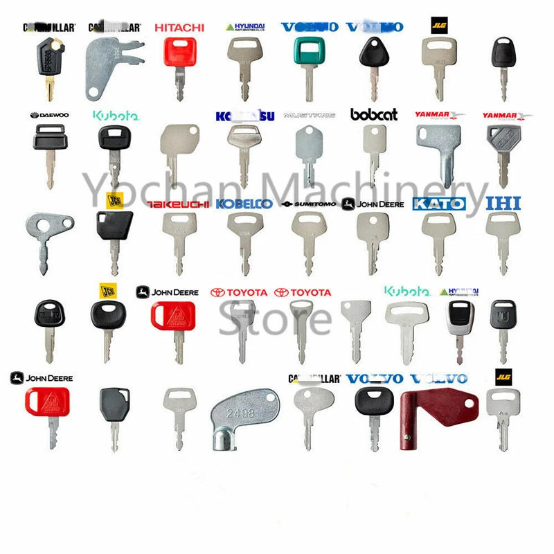 Экскаватор 41 комплект ключей для изолятора гусеницы Hitachi Komatsu Volvo Hyundai JLG Yanmar IHI Kubota