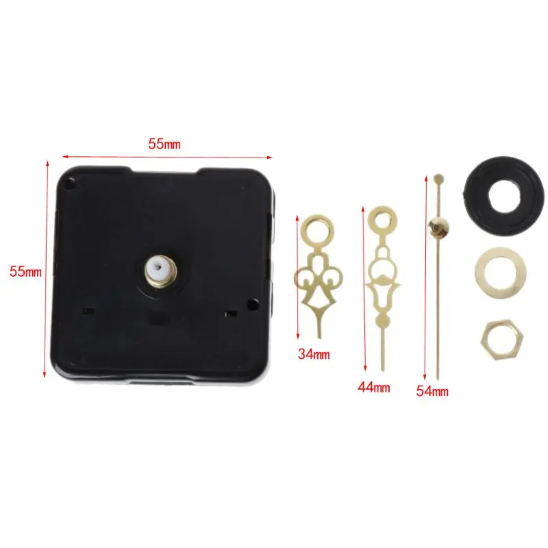 

DIY Quartz Clock Movement Mechanism Hands Wall Repair Tools Parts Silent Kit Set 74 no battery1 Set Silent Large Wall Clock