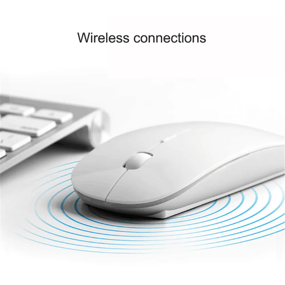 Фото Беспроводная мышь kebidumei 2 в 1 Bluetooth 5 0 + 4 ГГц 1600 DPI ультратонкая эргономичная Беспроводная мышь kebidumei 2 в 1 Bluetooth 5 0 + 4 ГГц 1600 DPI ультратонкая эргономичная