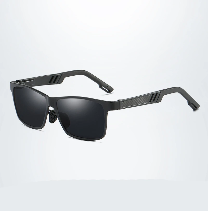 Новые поляризованные мужские солнцезащитные очки из алюминиево магниевого