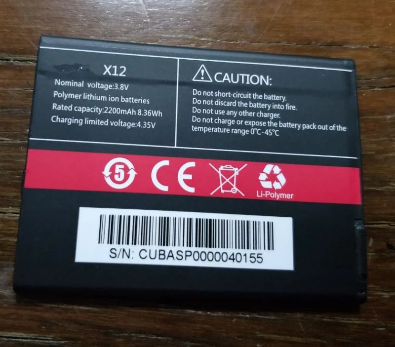 Для Cubot X12 Батарея 2200 мА/ч MTK6735 4 ядра с мобильным телефоном на базе Android 5 1 4G FDD LTE 0
