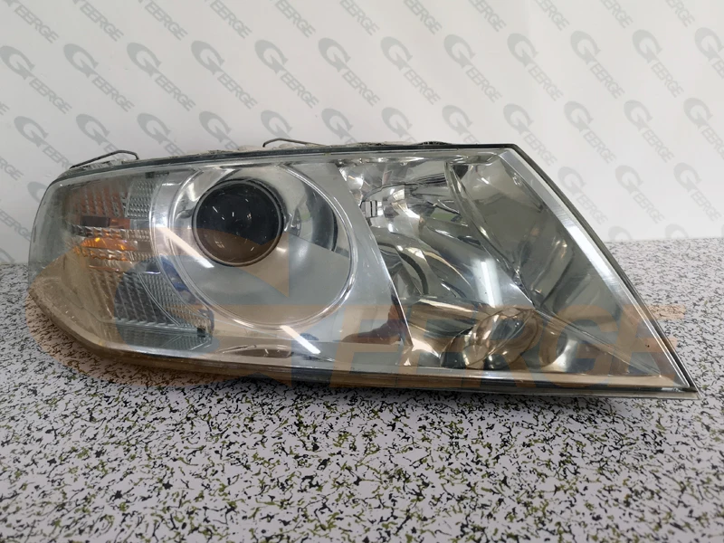 Для SKODA OCTAVIA 2 MK2 предварительно Фасонная ксеноновая фара 2004-2008 smd led angel eyes kit отличное Ультра яркое освещение DRL