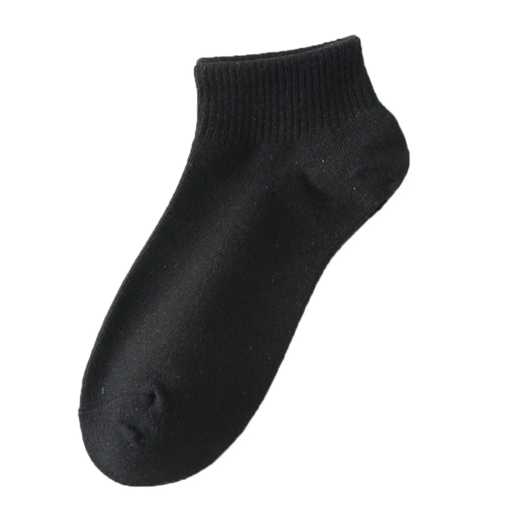 Женские повседневные хлопковые носки Ready Stock корейские однотонные короткие
