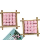 10 шт. 12 мм розовые силиконовые буквы бусины детские зубы Английский алфавит DIY соска ожерелье аксессуары жевательные игрушки для кормления