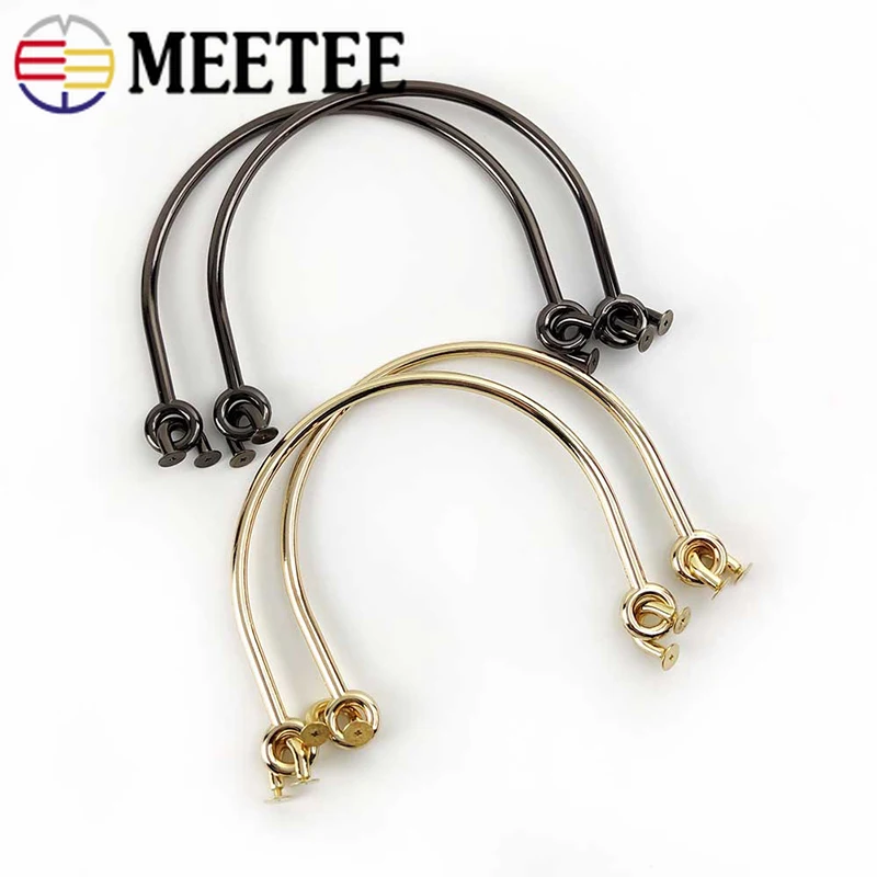 Meetee 1 пара = 2 шт. 12 5/15 5 см сумка с металлической застежкой ручка для женщин кошелек
