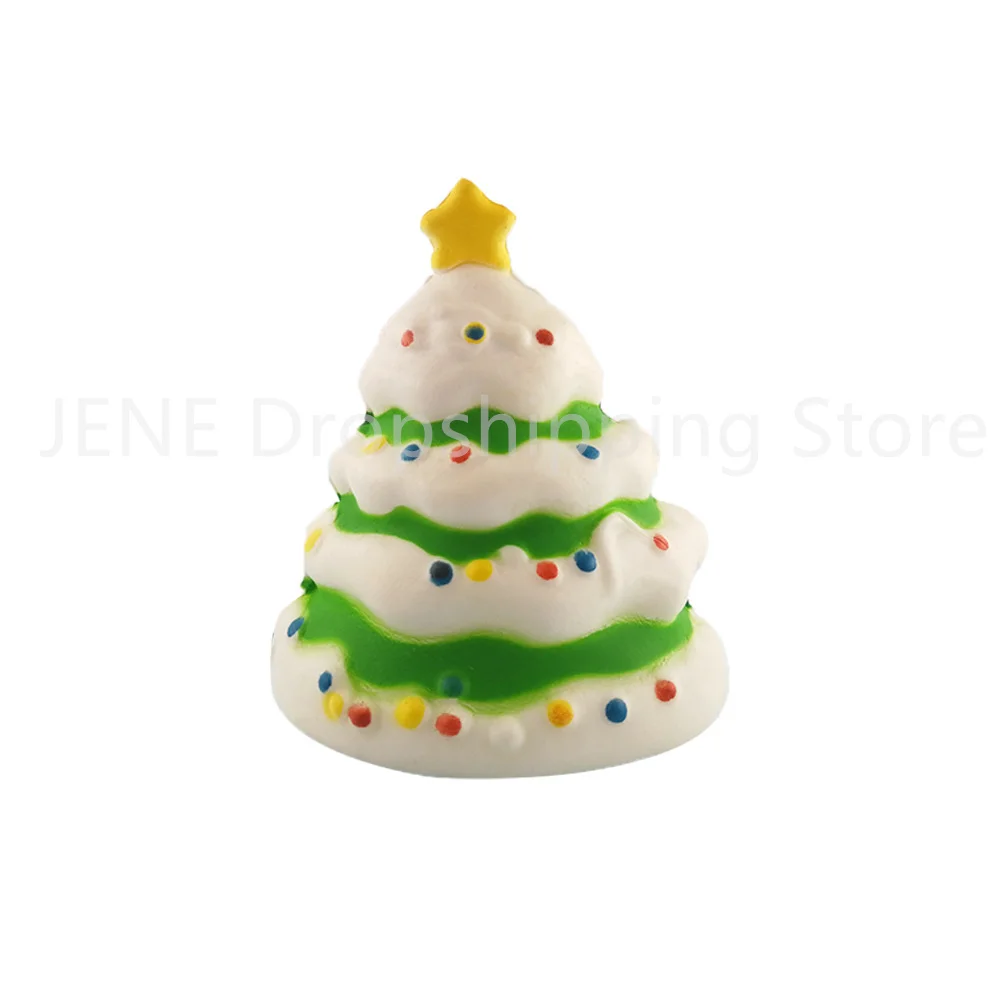 

Newest Jumbo Squeeze Christmas Tree Mochi Squishy Slow Rising Squishies Animal for Kids Party Favors Stress Relief Fidget Toys