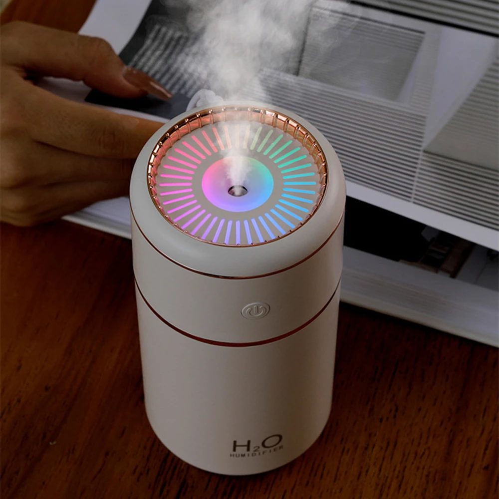 Портативный USB увлажнитель воздуха на 350 мл ультразвуковой мини-распылитель