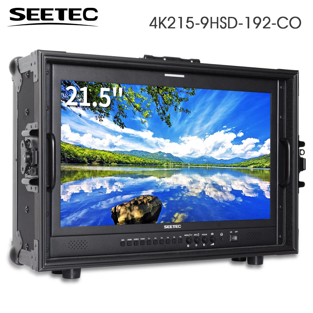 Монитор Seetec 4K215-9HSD-192-CO 21 5 дюйма IPS Full HD 1920x1080 для ручной трансляции с чемоданом