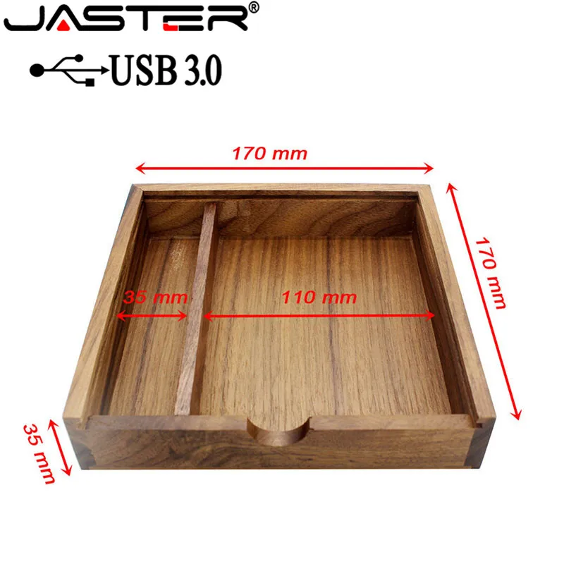 JASTER USB 3 0 фотоальбом дерево + коробка usb флэш накопитель Memory stick флешки 8 ГБ 16