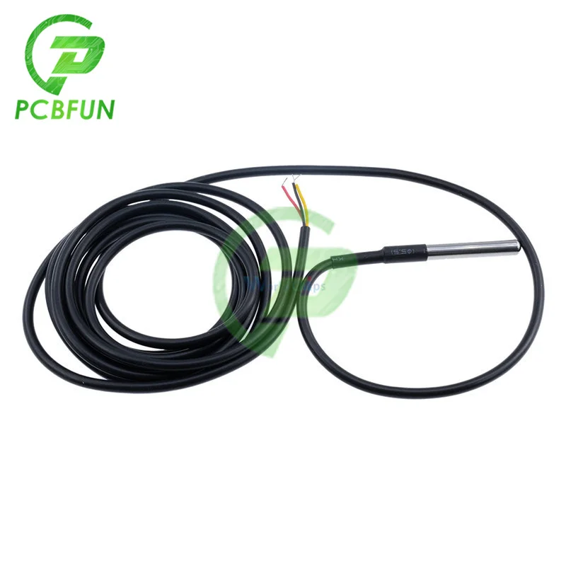 Водонепроницаемый датчик температуры DS18B20 в посылка из нержавеющей стали 1 м/2 5 м/3