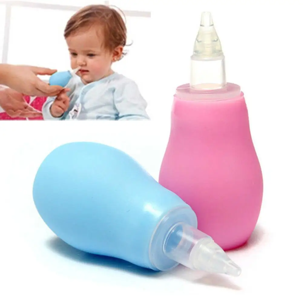 Aspirador Nasal seguro para beb&eacute;, aspirador de succi&oacute;n, limpiador de nariz, moco, Runny, inhalaci&oacute;n-0