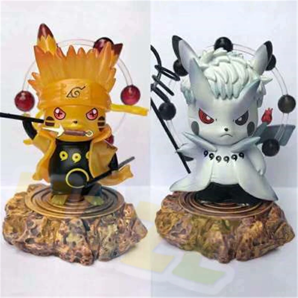 Аниме Наруто Узумаки Учиха Обито COS Q Ver. Фигурка игрушечная Статуэтка Коллекция 12