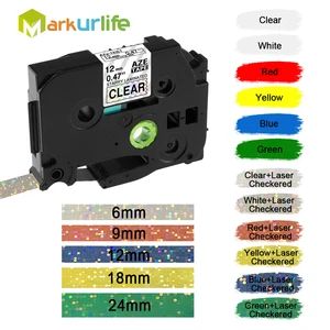 Лента для лазерных этикеток Markurlife 231, 12 мм, для принтера, 131, 631, 221, в подарок на день рождения, новый год