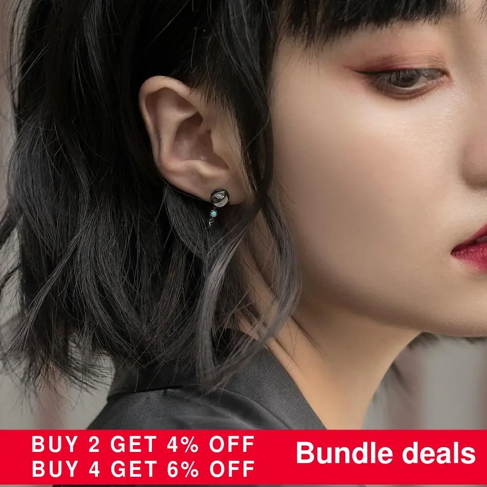 Thaya Ghost серьги-гвоздики с белым кристаллом драгоценный камень опал секретный цвет