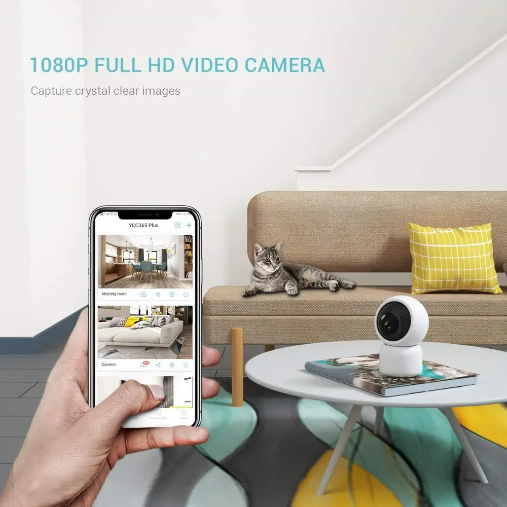 Abay 1080P Tuya камера для домашней безопасности облачная Беспроводная ip наблюдения Wi Fi