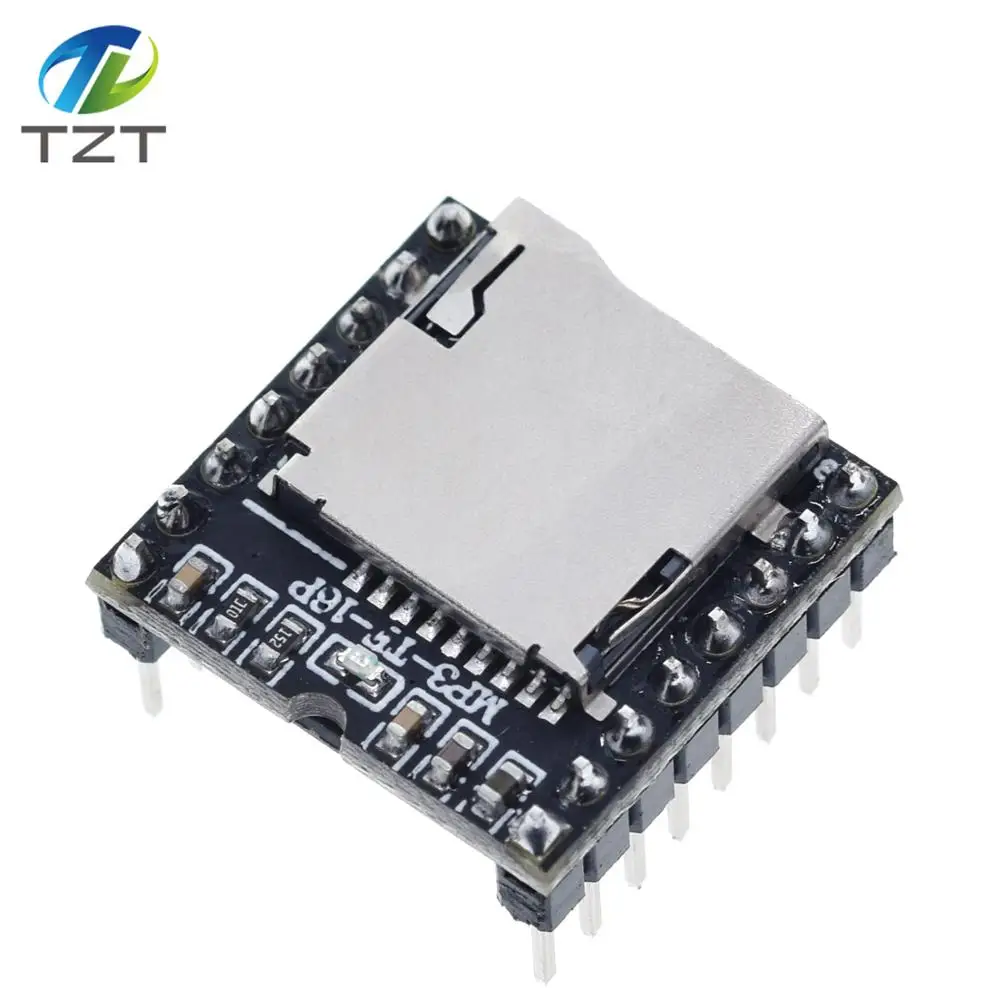 DFPlayer мини модуль MP3 плеера плата декодирования голоса Sup порт ing TF карта U Disk