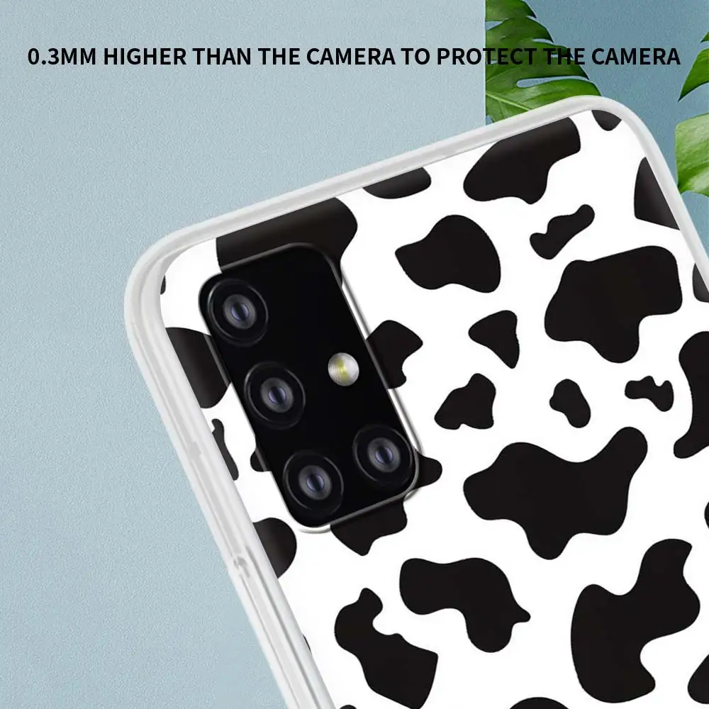 

Cows Cute cow Fashion Phone Case For Samsung Galaxy A51 A71 A50 A21s A31 A10 A20e A41 A70 A30 A11 A40 A10s Soft Matte Cover
