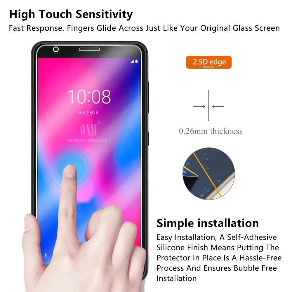 10 шт. закаленное стекло для ZTE BLADE A3 A5 A7 2020 защита экрана Защитная стеклянная