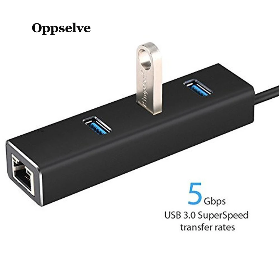 USB 3 0 концентратор с адаптером питания многопортовый OTG расширитель U диск ридер