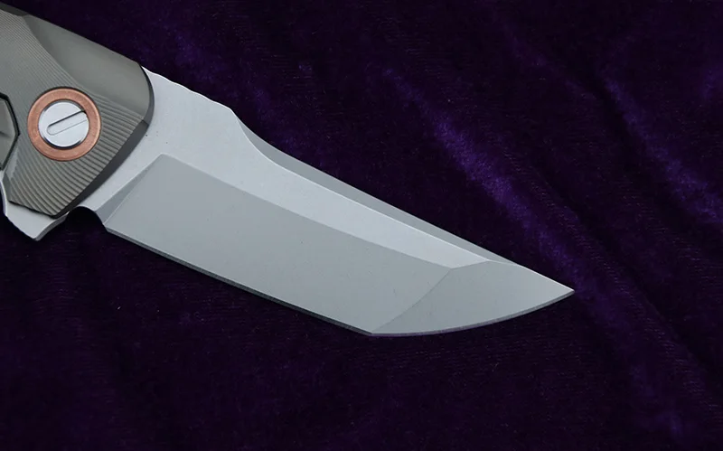 Складной нож NKAIED flipper Hokkaido лезвие m390 титановый карманный для кемпинга охоты
