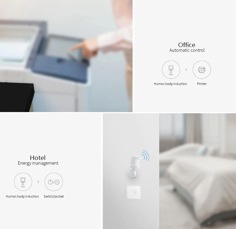 

Newest Tuya ZigBee PIR Sensor with a 360-rotating mounting base smart home work with TuYa ZigBee Human Body Movement Detect