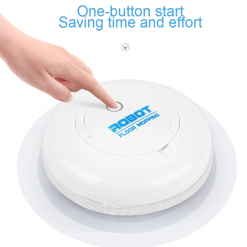 Умный протирание робота чистка бытовая техника черно белая двухцветная Чистящая