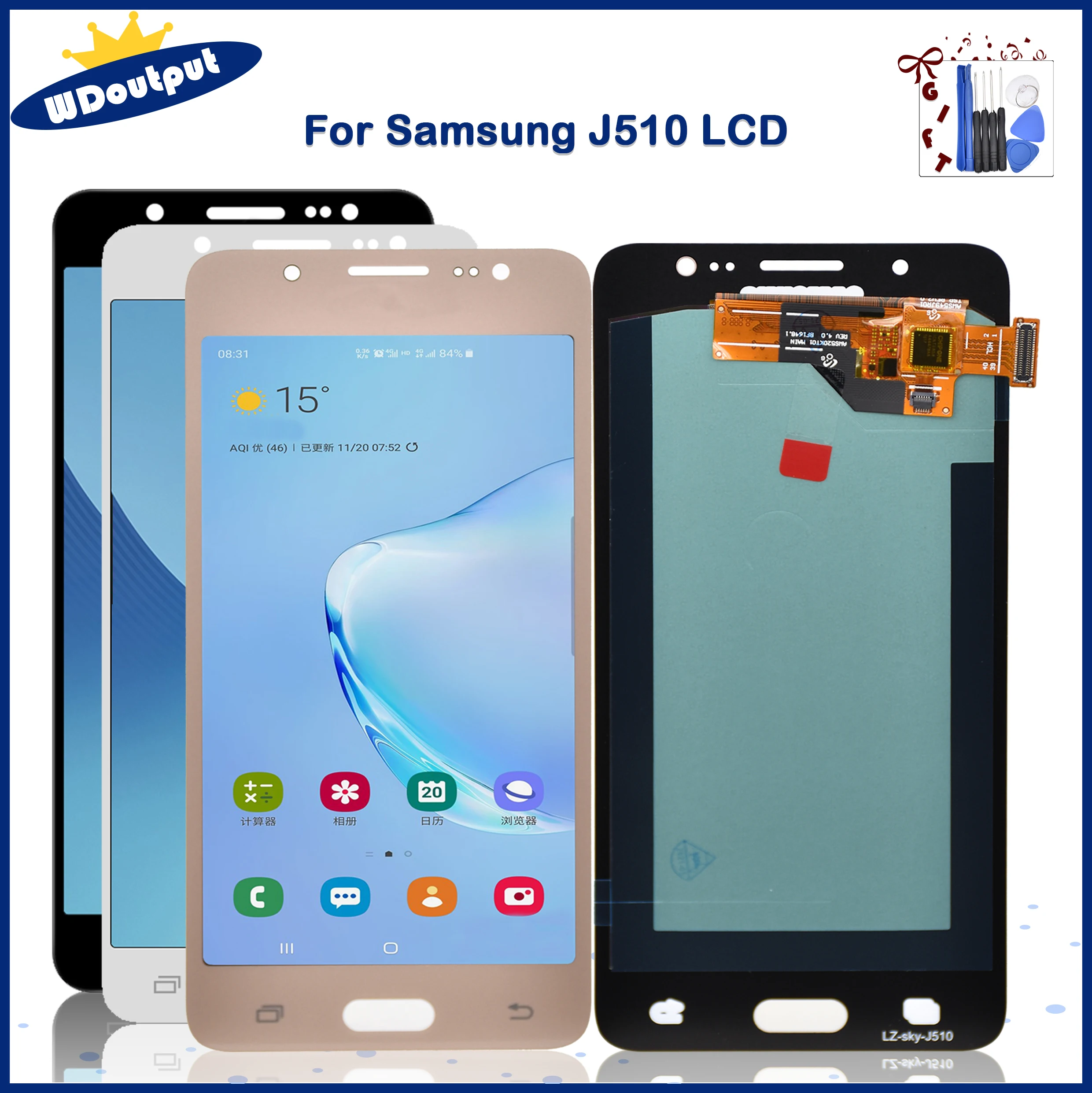 Фото ЖК-дисплей AMOLED 5 2 дюйма для Samsung Galaxy J5 2016 J510 J510F J510FN J510M с сенсорным экраном и