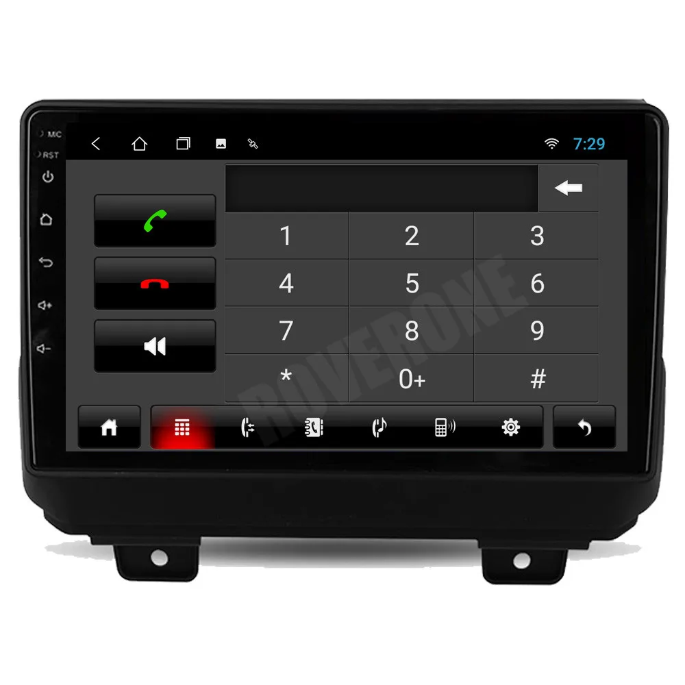 Автомагнитола RoverOne для Jeep Wrangler мультимедийная система на Android 10 с GPS навигацией и