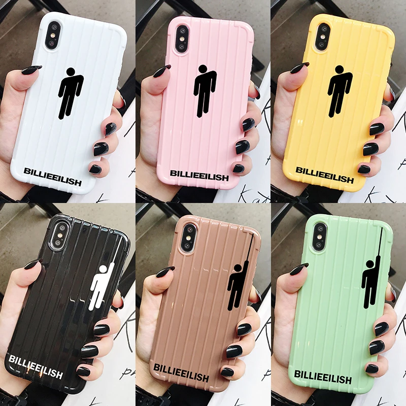 Чехол с логотипом Billie Eilish для iPhone 11 XR X Xs Max 8 7 6 Plus S 5S SE Pro мягкий ТПУ чехол телефона