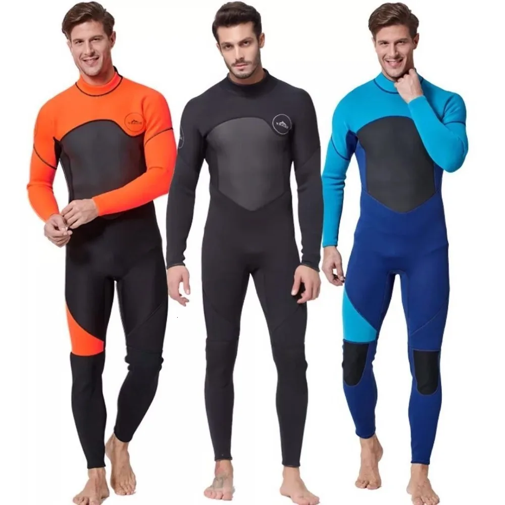 Мужской гидрокостюм для всего тела неопреновый с длинными рукавами 3 мм идеально
