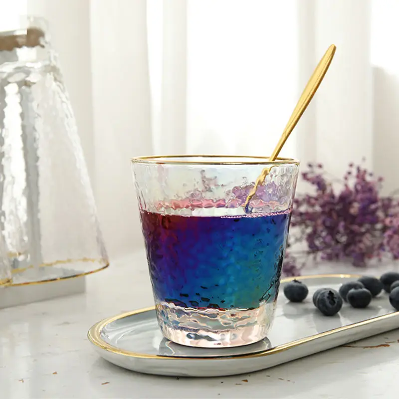 Стеклянная чашка Пномпень с узором молотка домашняя стеклянная бокал для вина