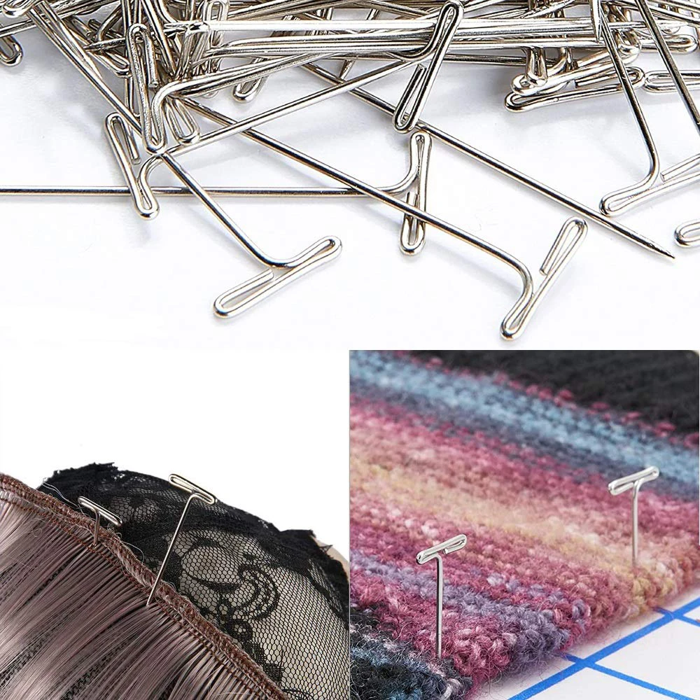 

72PCS Weave Needle and Thread Kit C Curved Needle & T Pins Needle & Sewing Thread & Thread Cutter for Weaving Knitting Tools