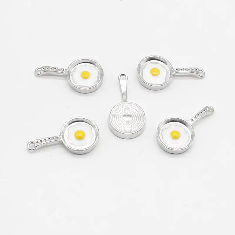 4 шт секс дикие ювелирные изделия кулон древнее серебро яйцо жареная Подвеска из