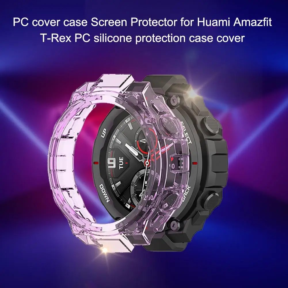Жесткий чехол из поликарбоната для Huami Amazfit T Rex аксессуары часов прозрачный
