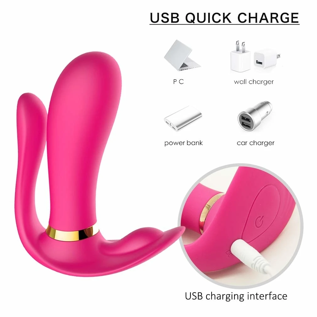 Anal Vibrator Wireless Remote Control Massage Powerful Vibrating Silicone Butt Plug Heating Butterfly Strapon Sex Toys For Woman |
