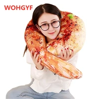 1pc simulation food plush pillow stuffed roasted suckling pig shrimp meat saury perch pillow creative gifts decoration
